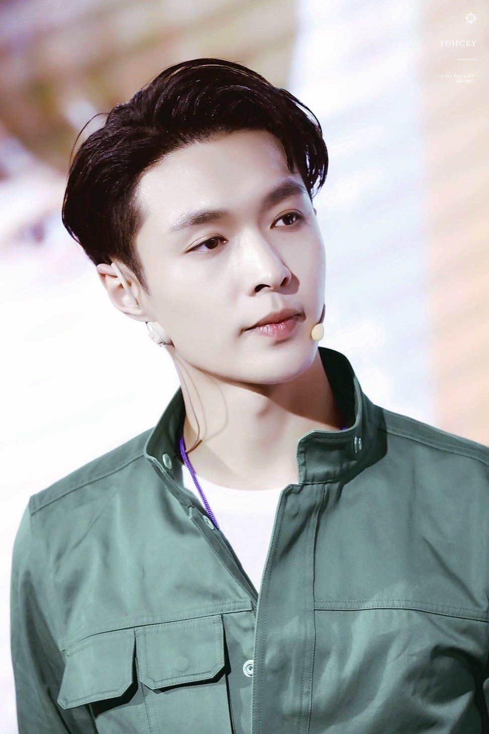 Lay performed with K-pop band Shinee before joining Exo.