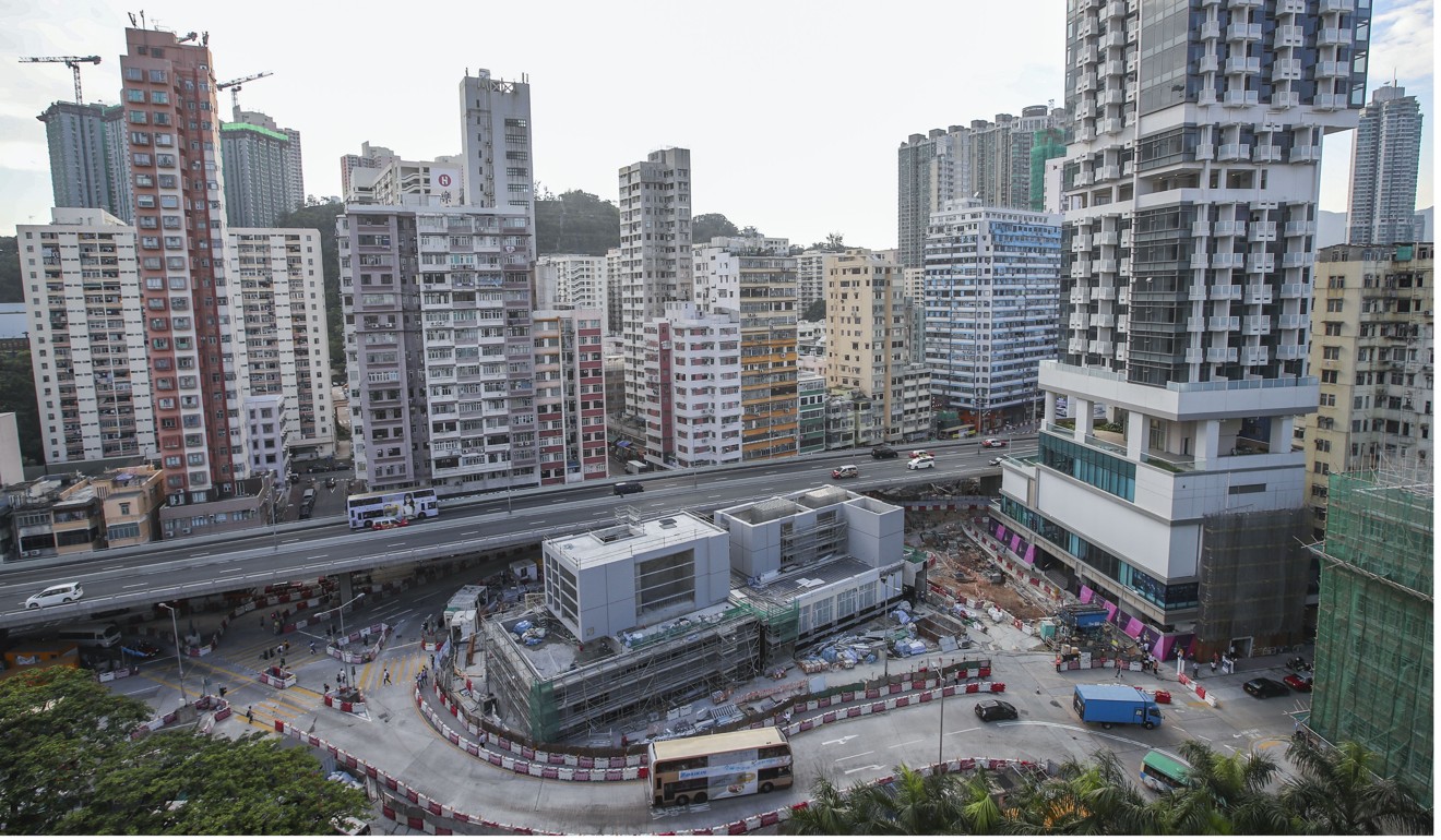 To Kwa Wan MTR Station is under construction. Photo: Edward Wong