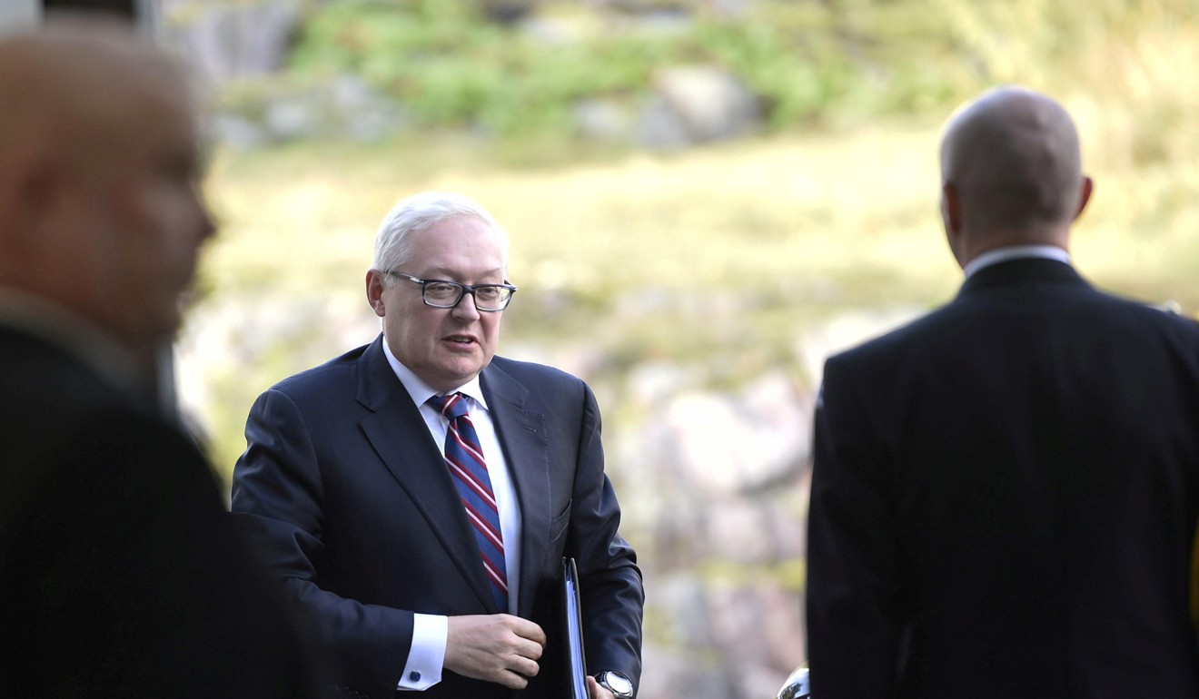 Russia’s deputy foreign minister, Sergei Ryabkov, said the latest US sanctions were based on ‘malicious insinuations’. Photo: Reuters