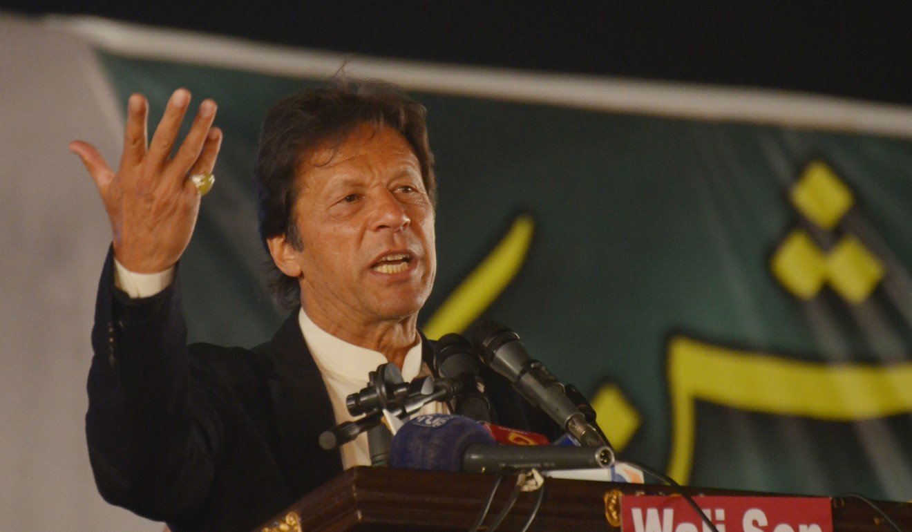 Imran Khan in Lahore. Photo: TNS