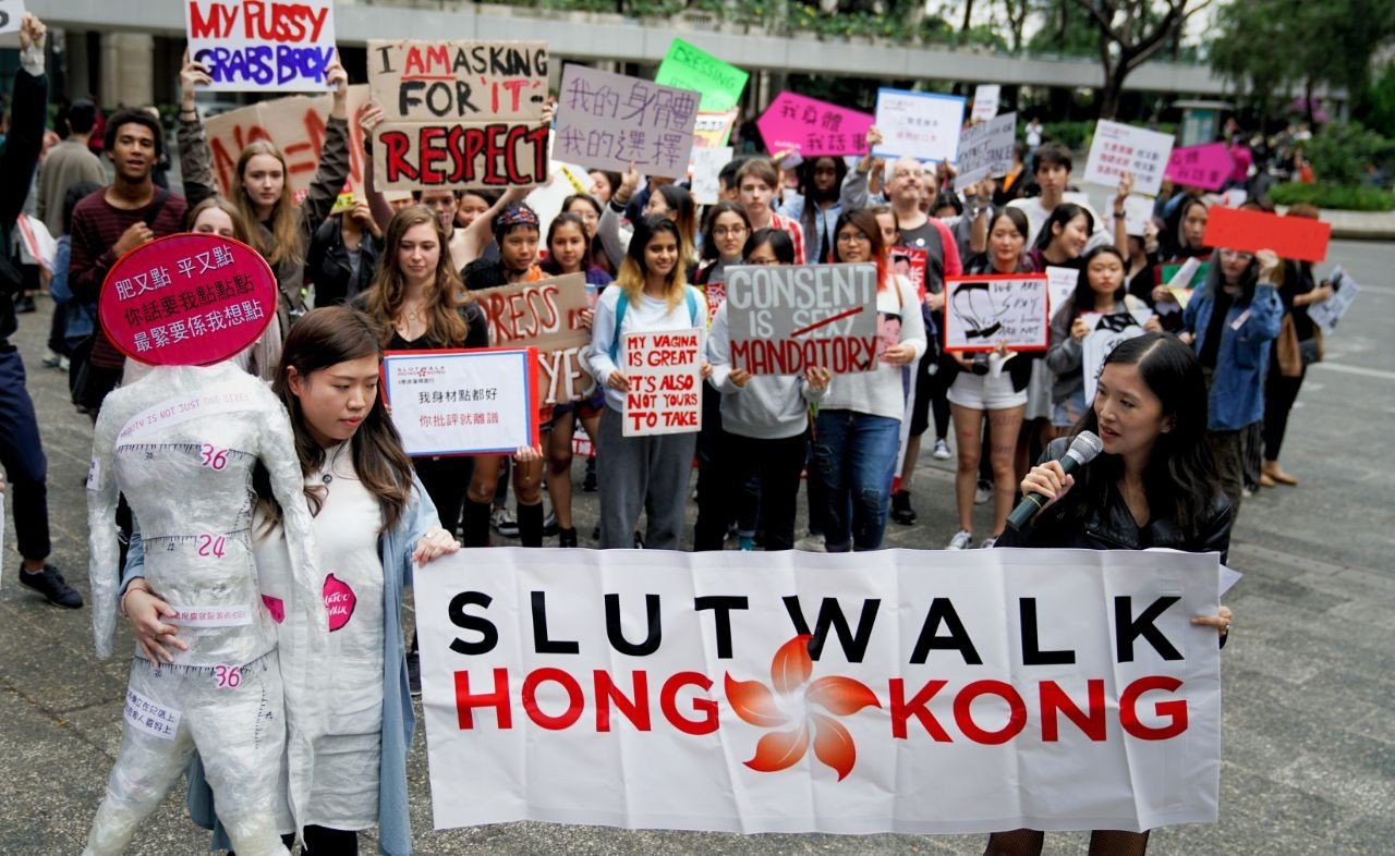 Following her ordeal, Angie Ng turned to SlutWalk – an international movement calling for an end to rape culture, including victim blaming of sexual assault victims. Photo: Handout