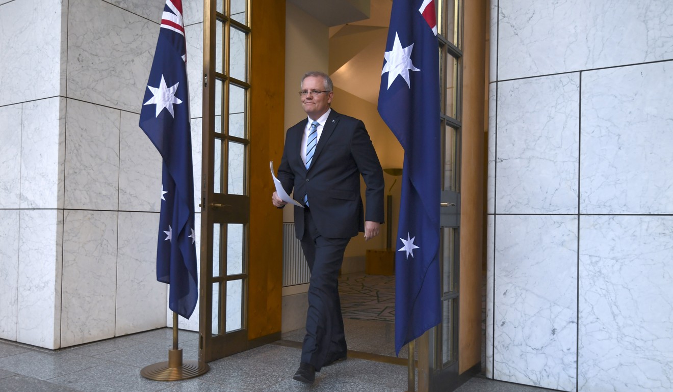 Australia’s new Prime Minister Scott Morrison. Photo: EPA