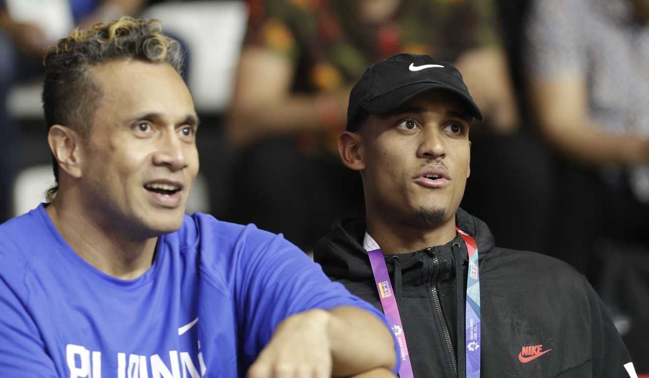 the Philippines Asi Taulava (left) has history with South Korea. Photo: AP