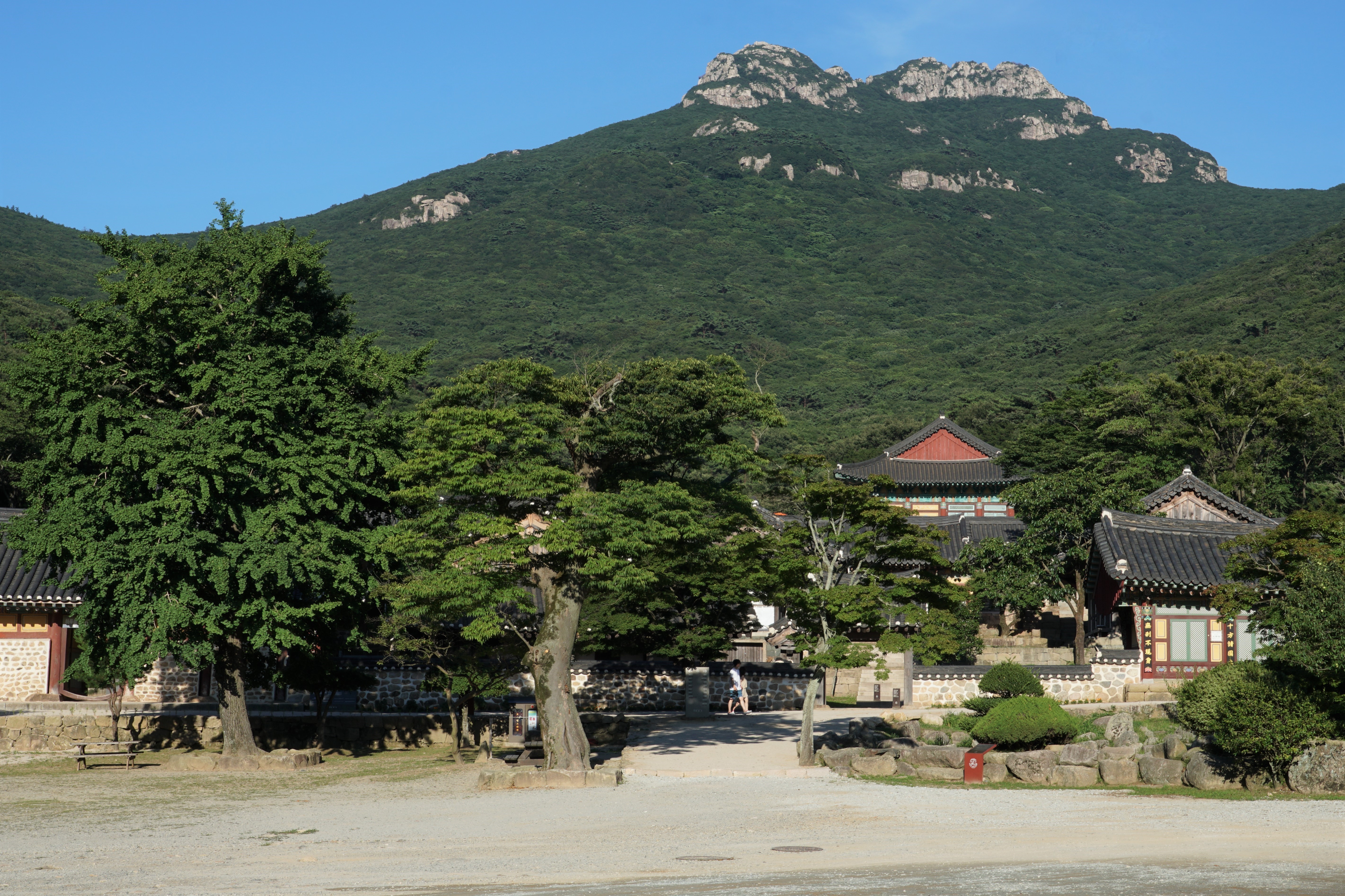 A view from the forecourt of Daeheungsa, one of seven Buddhist mountain temples new on Unesco’s World Heritage Site list. Photo: Matthew Crawford Photo: Matthew Crawford