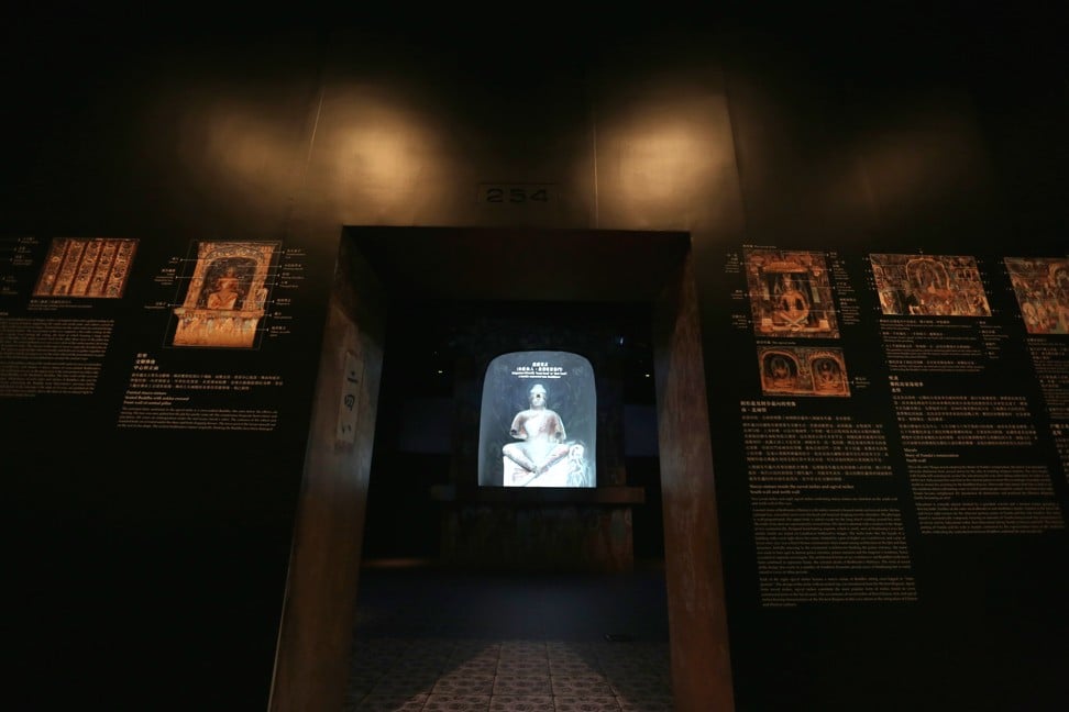 A virtual reality image of Mogao cave 254. Photo: Xiaomei Chen