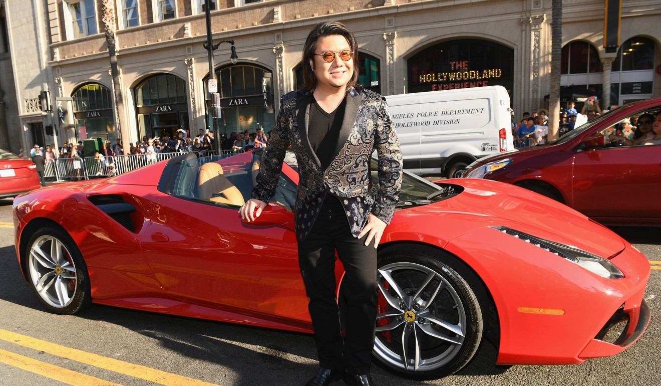 Crazy Rich Asians author Kevin Kwan arrives at the film’s premiere in Hollywood. Photo: AFP