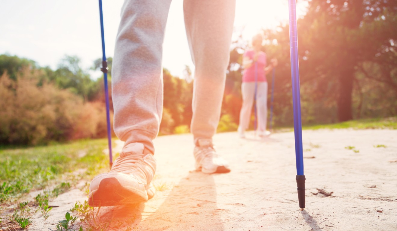 Robert had never had to use canes while hiking, let alone walking, until peripheral neuropathy struck. Photo: Alamy