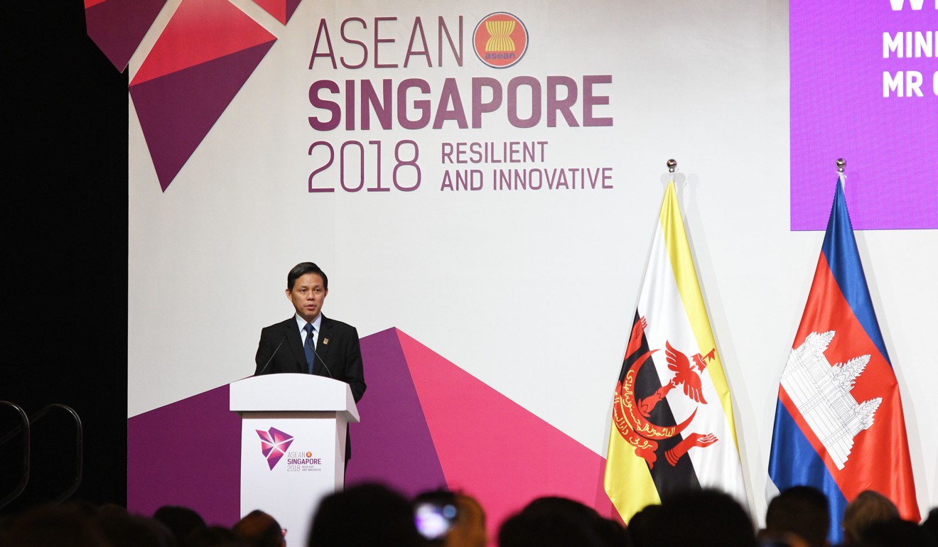 Singapore's Trade and Industry Minister Chan Chun Sing says a braod agreement on the RCEP could be reached in November. Photo: Xinhua