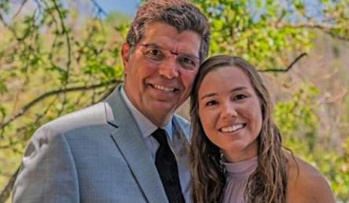 Rob Tibbetts and daughter Mollie, an Iowa college student who was murdered. Rob Tibbetts wrote in an opinion piece against using his daughter’s death in support of anti-immigrant “views she believed were profoundly racist”. Photo: Tibbets family