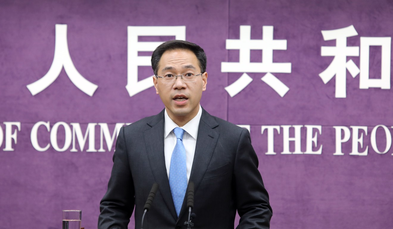 China’s commerce ministry spokesman Gao Feng said the trade war “can’t solve any problems”. Photo: Simon Song