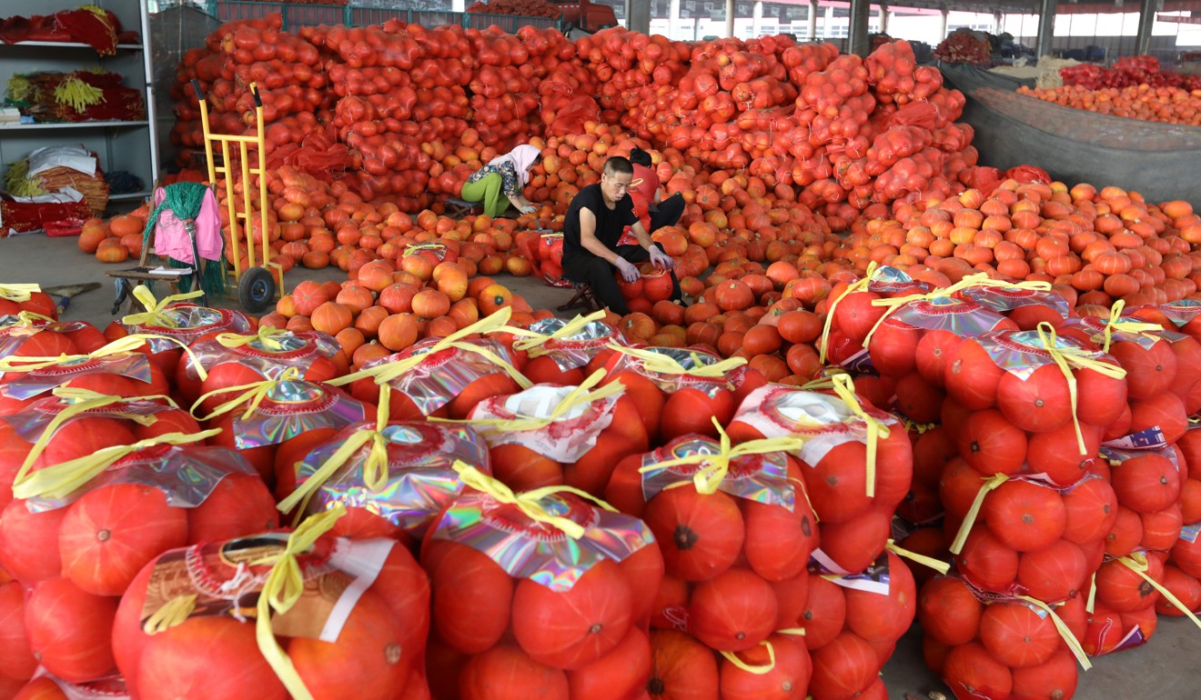 Shouguang city, in Shandong province is China's biggest vegetable trading centre. Photo: Simon Song