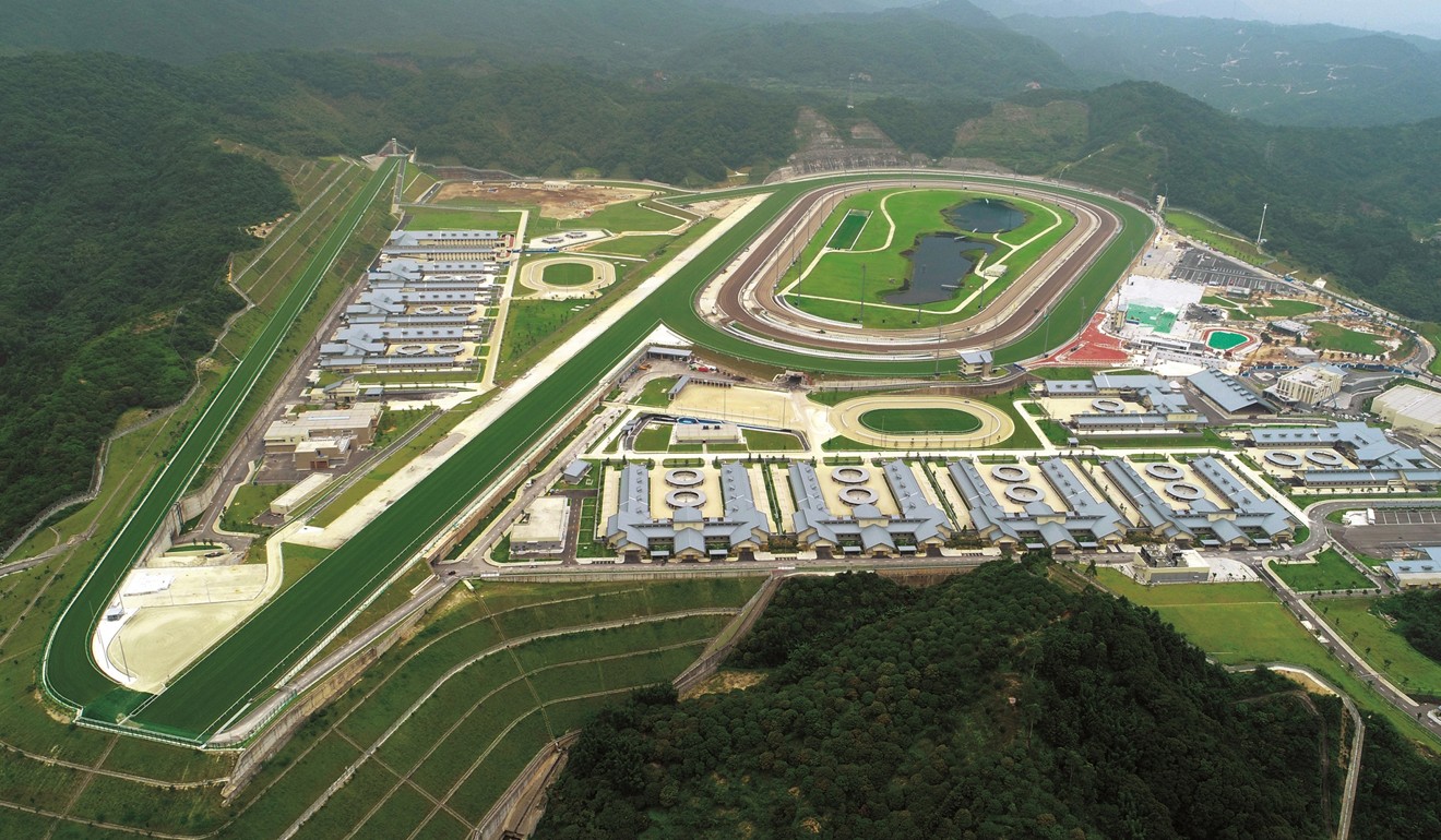 If you build it, will the punters come? An aerial view of the Conghua facility shows it is begging to host races. Photo: Hong Kong Jockey Club