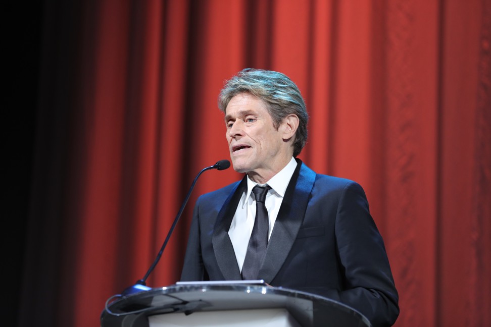 American actor Willem Dafoe won the best actor award for his performance as Vincent van Gogh in At Eternity's Gate. Photo: Xinhua