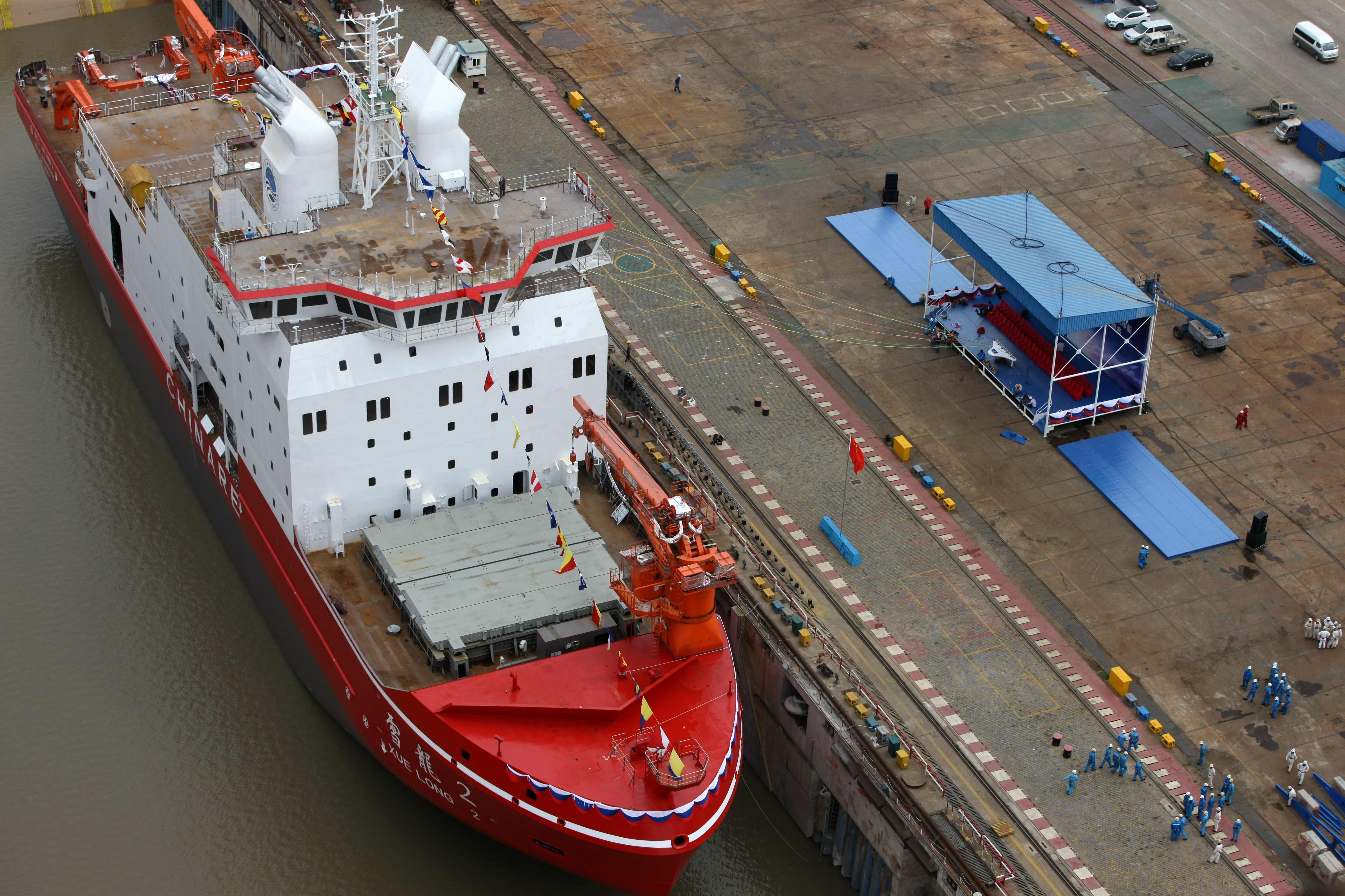 FuJing model electric assembled model China"XUELONG"polar science examines ship 
