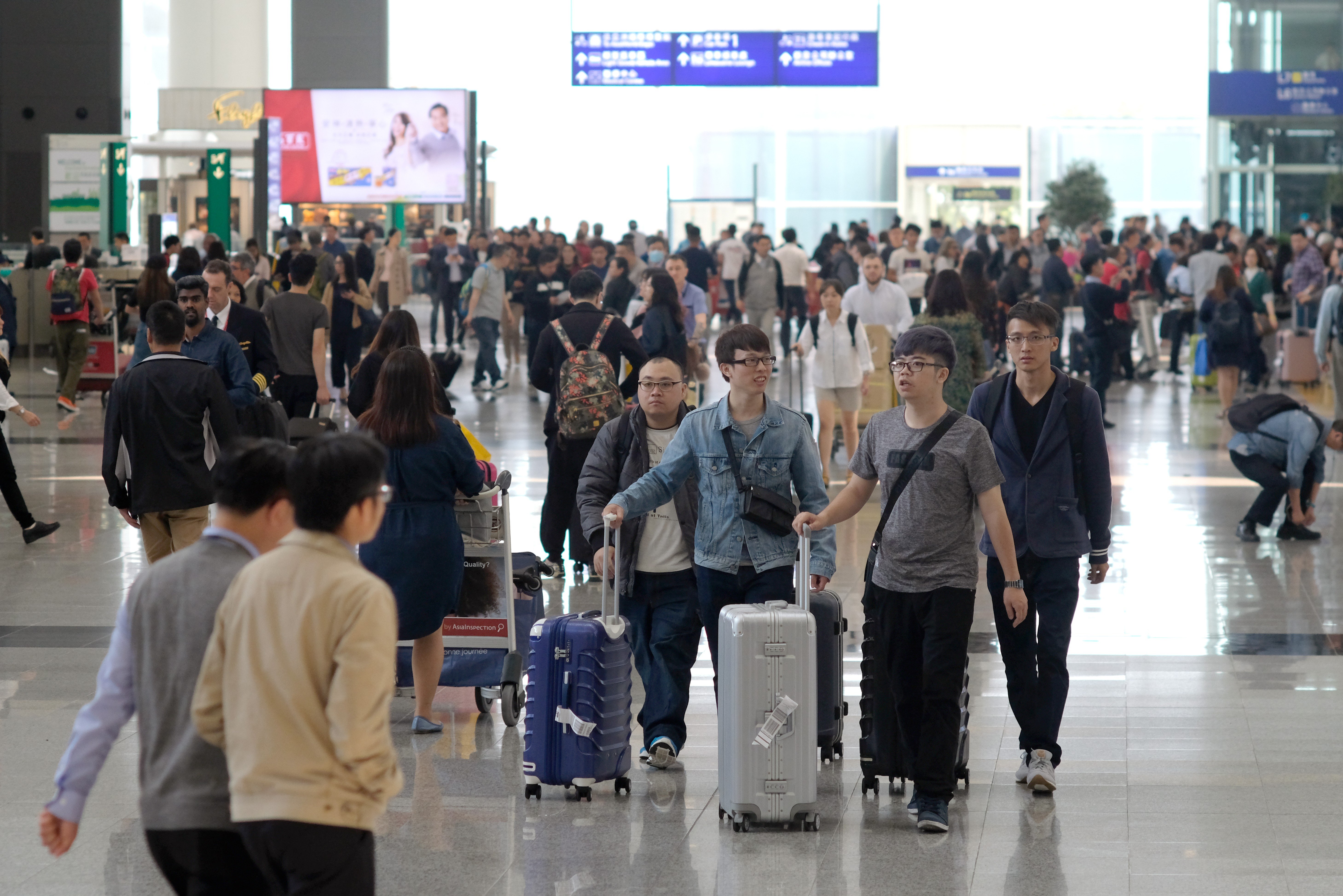 check in luggage and cabin luggage