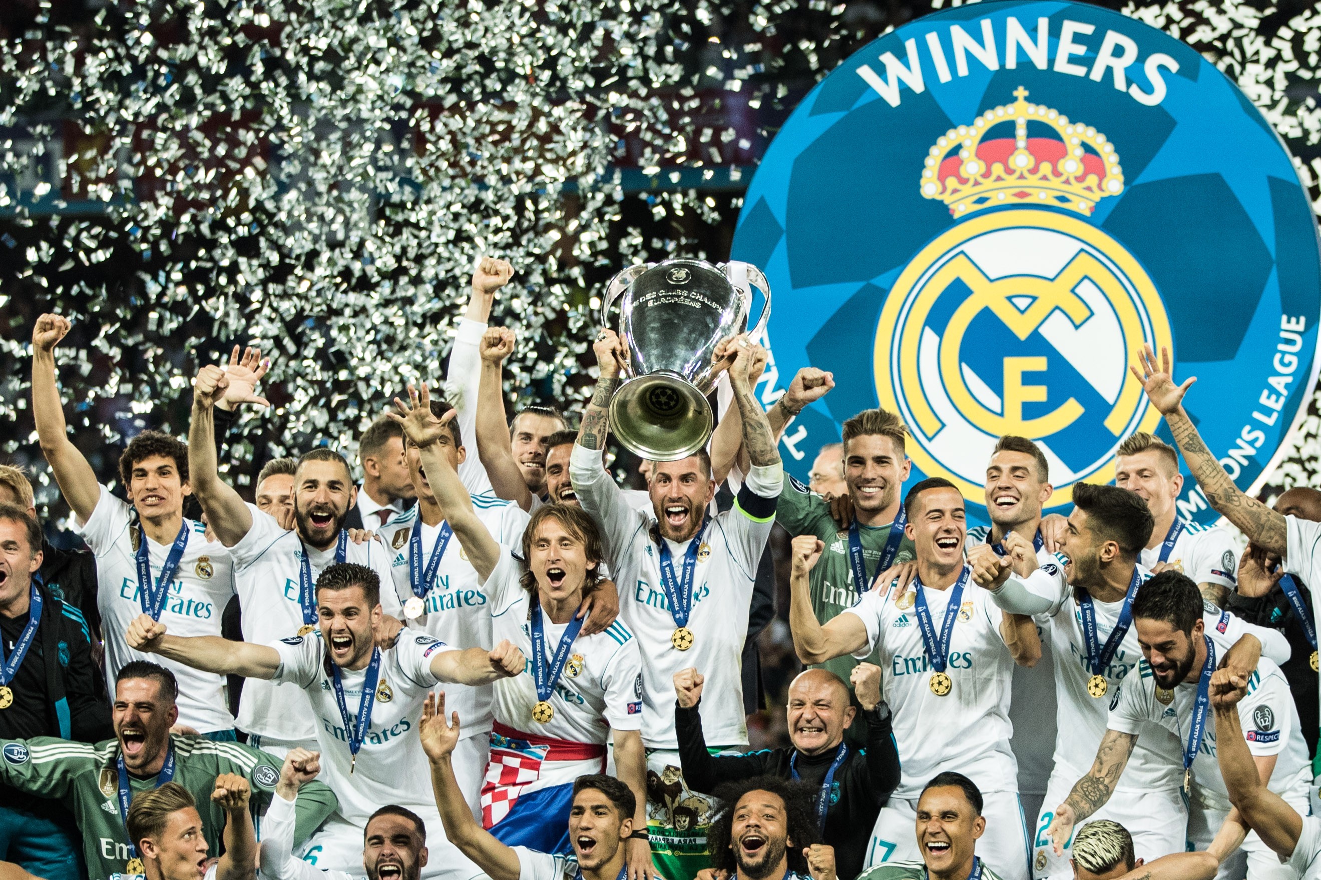 Лига уефа 2017. Реал Мадрид Champions League. Реал Мадрид ЛЧ 2018. УЕФА лига чемпионов Реал 2017. Финал Лиги чемпионов 2018.