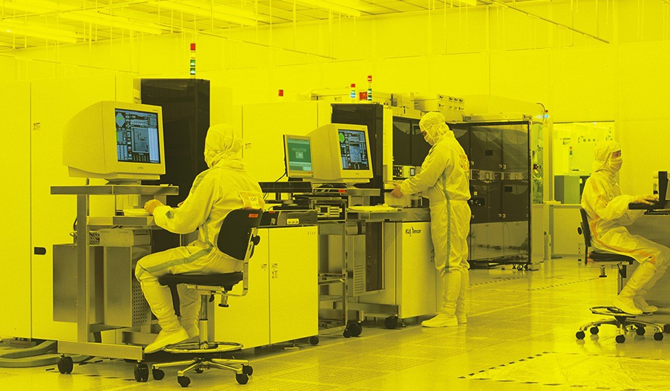 Inside a plant belonging to Huahong Semiconductor. Photo: Handout