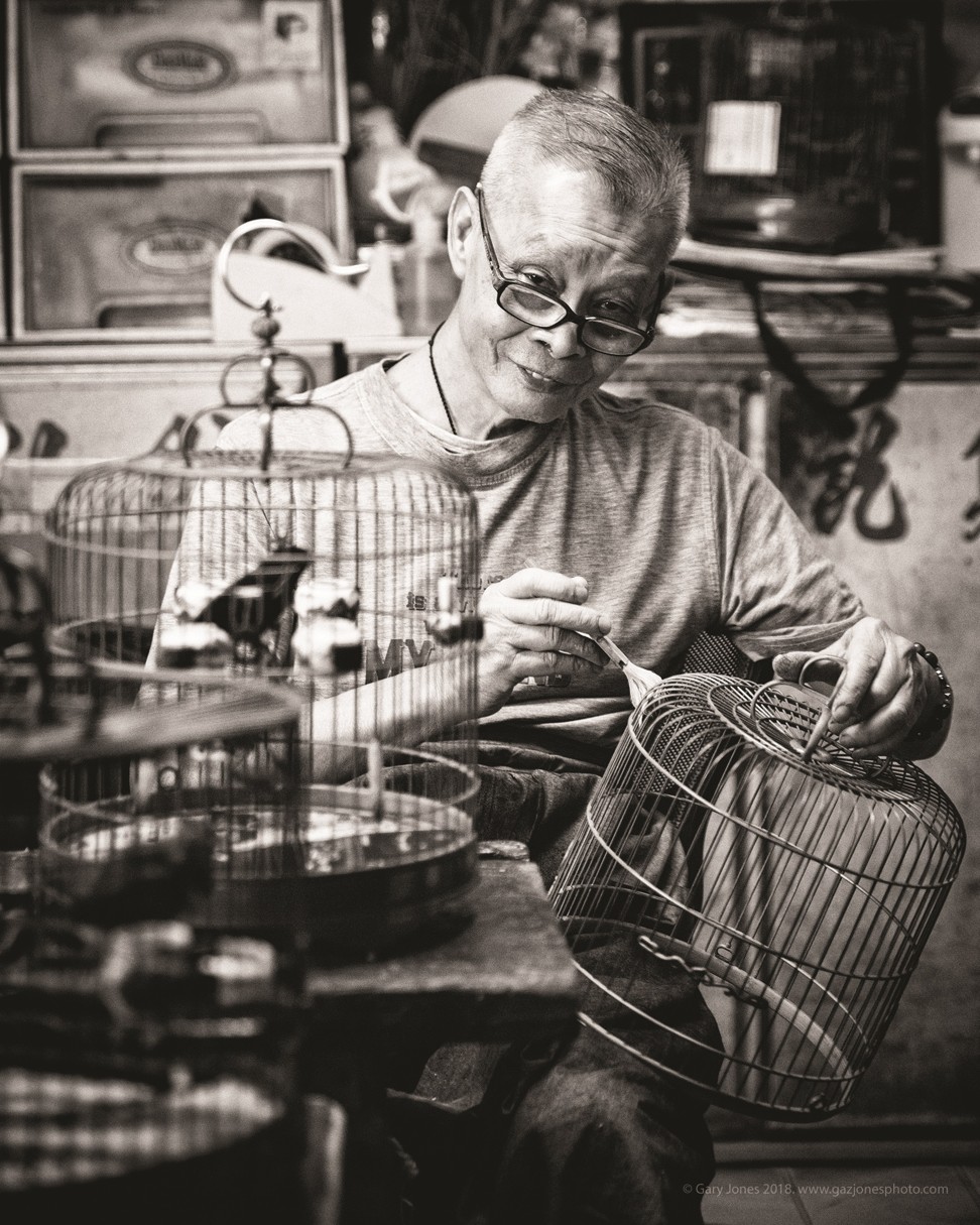 Chan Lo-choi is Hong Kong’s last birdcage maker. Photo: Gary Jones