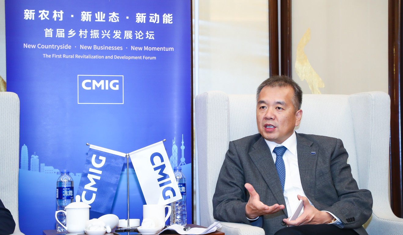Wang Tuanwei, a vice-president at China Minsheng Investment Group, the country’s largest private investment conglomerate. Photo: SCMP Handout
