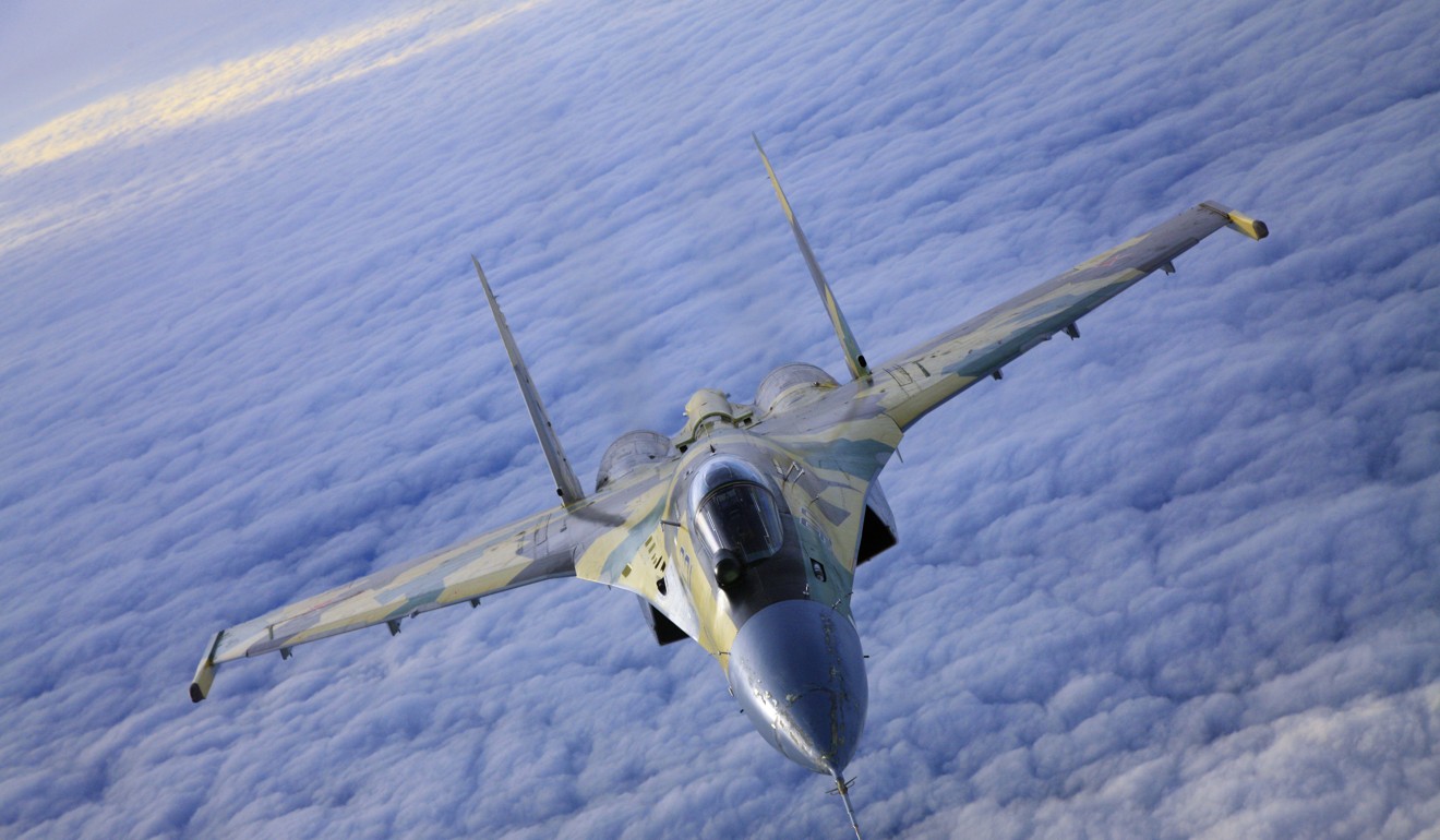 The recent sale of Russian-made Sukhoi Su-35 fighters to China provoked sanctions from the US, adding to tensions between Beijing and Washington. Photo: Handout