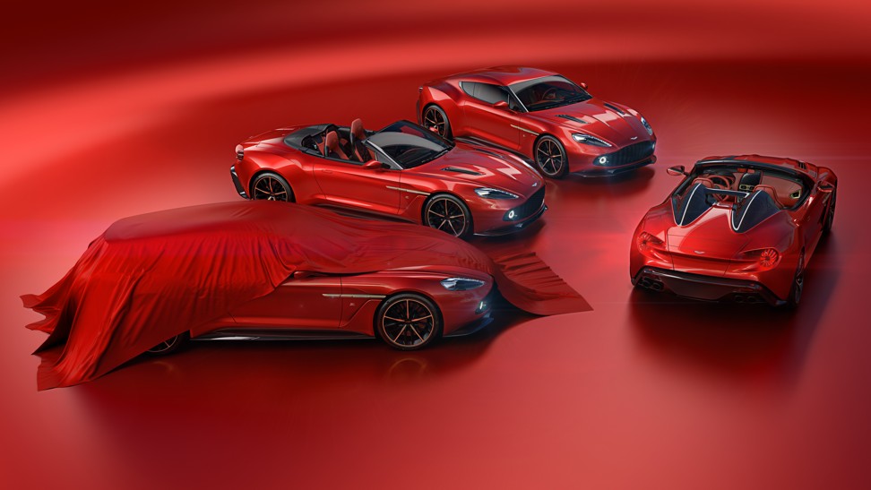 Aston Martin’s Vanquish Zagato ‘family’. This family of four Vanquish Zagato models will yield a total of 325 supercars.