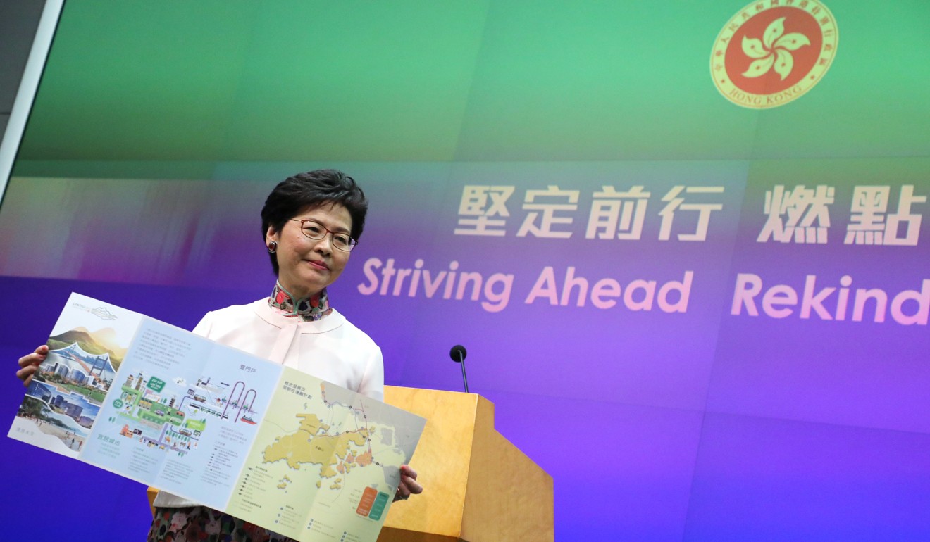 Chief Executive Carrie Lam Cheng Yuet-ngor delivered her second policy address on Wednesday. Photo: Felix Wong