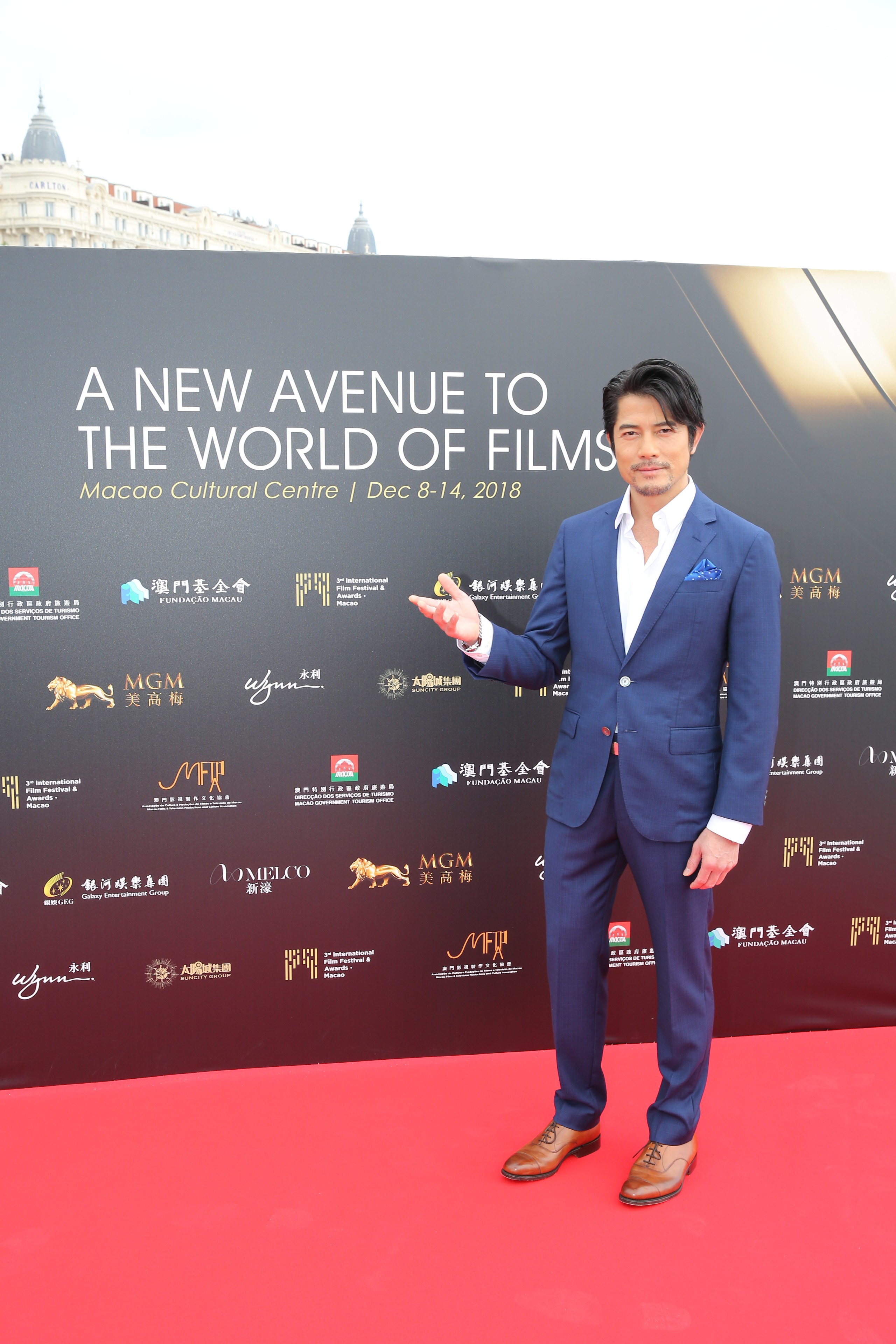 Hong Kong star Aaron Kwok is one of Macau’s International Film Festival & Awards’ Talent Ambassadors.