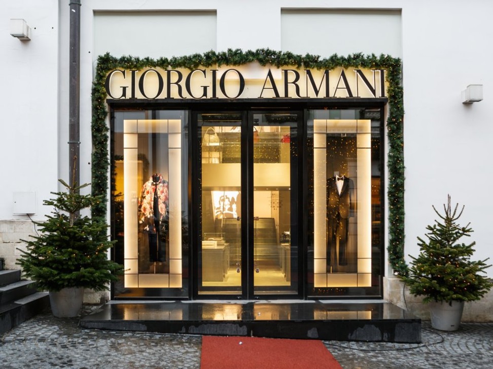 Giorgio Armani is worth almost US$9 