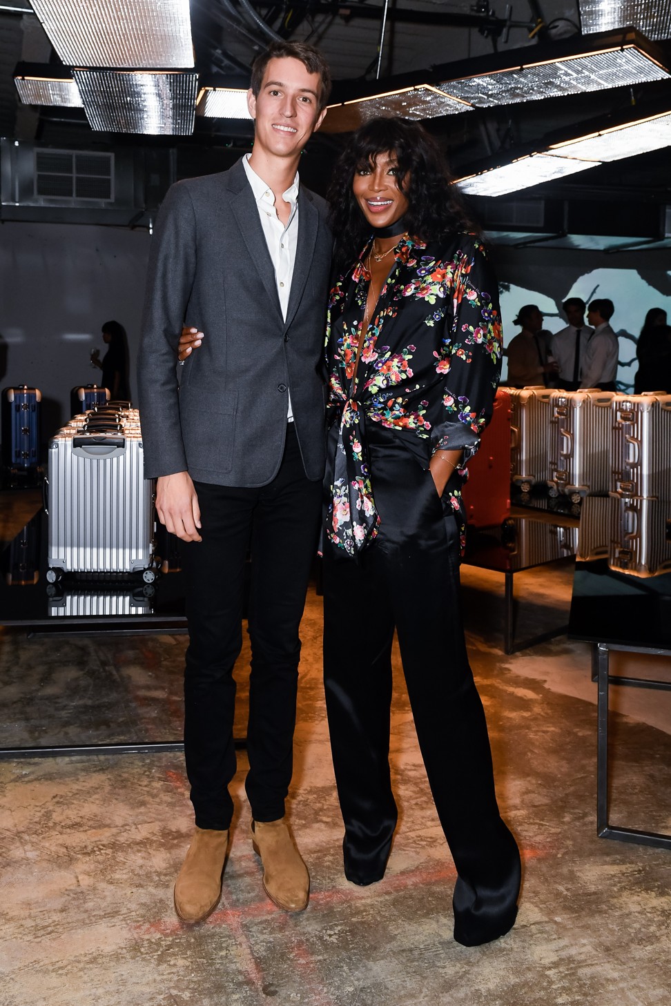 Alexandre Arnault and Naomi Campbell