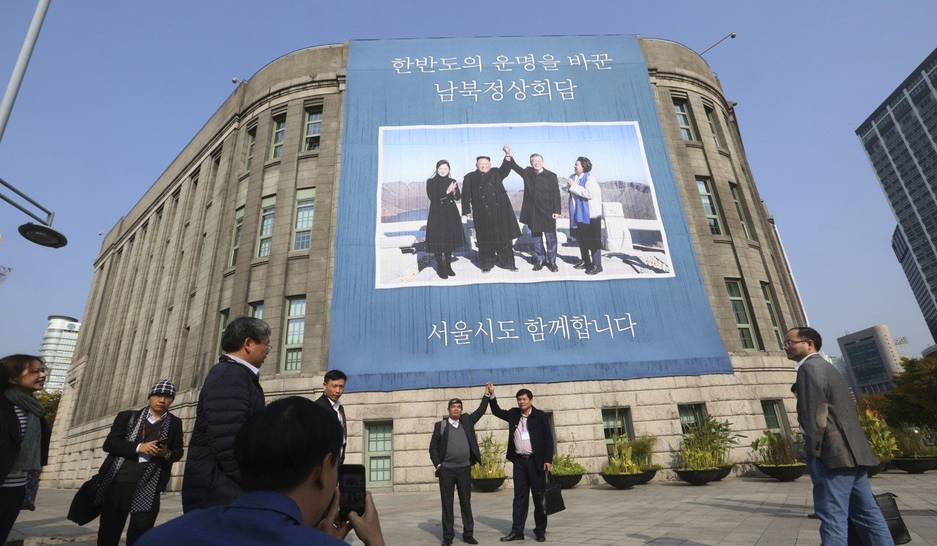 A recent poll found that 84 per cent of South Koreans said they supported unification, the highest proportion since 2004. Photo: AP