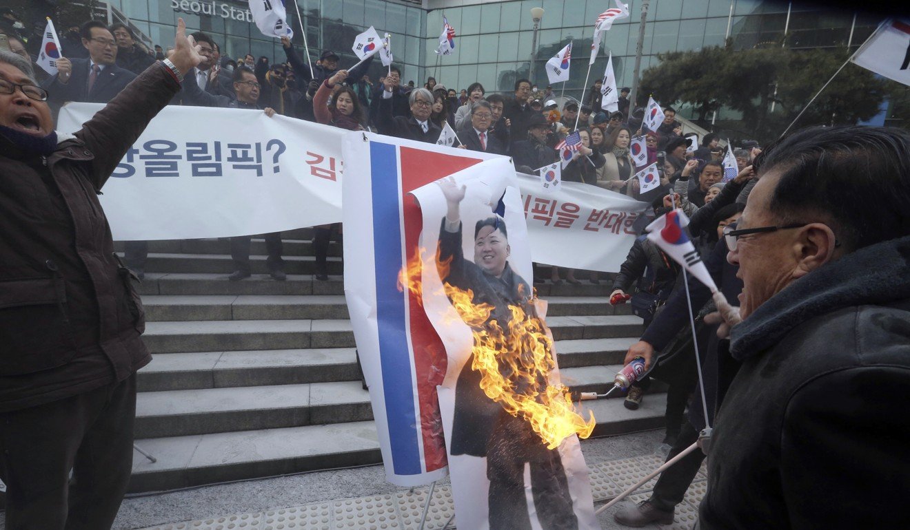 The South Korean government has been accused of giving up national security in its rapprochement efforts. Photo: AP