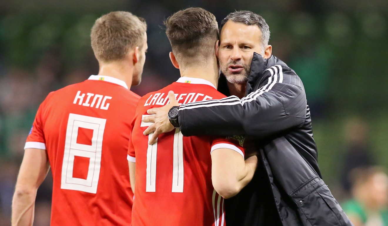 Ryan Giggs (right), who is now managing Wales, would be a good fit as Manchester United manager, says Eric Cantona. Photo: AFP