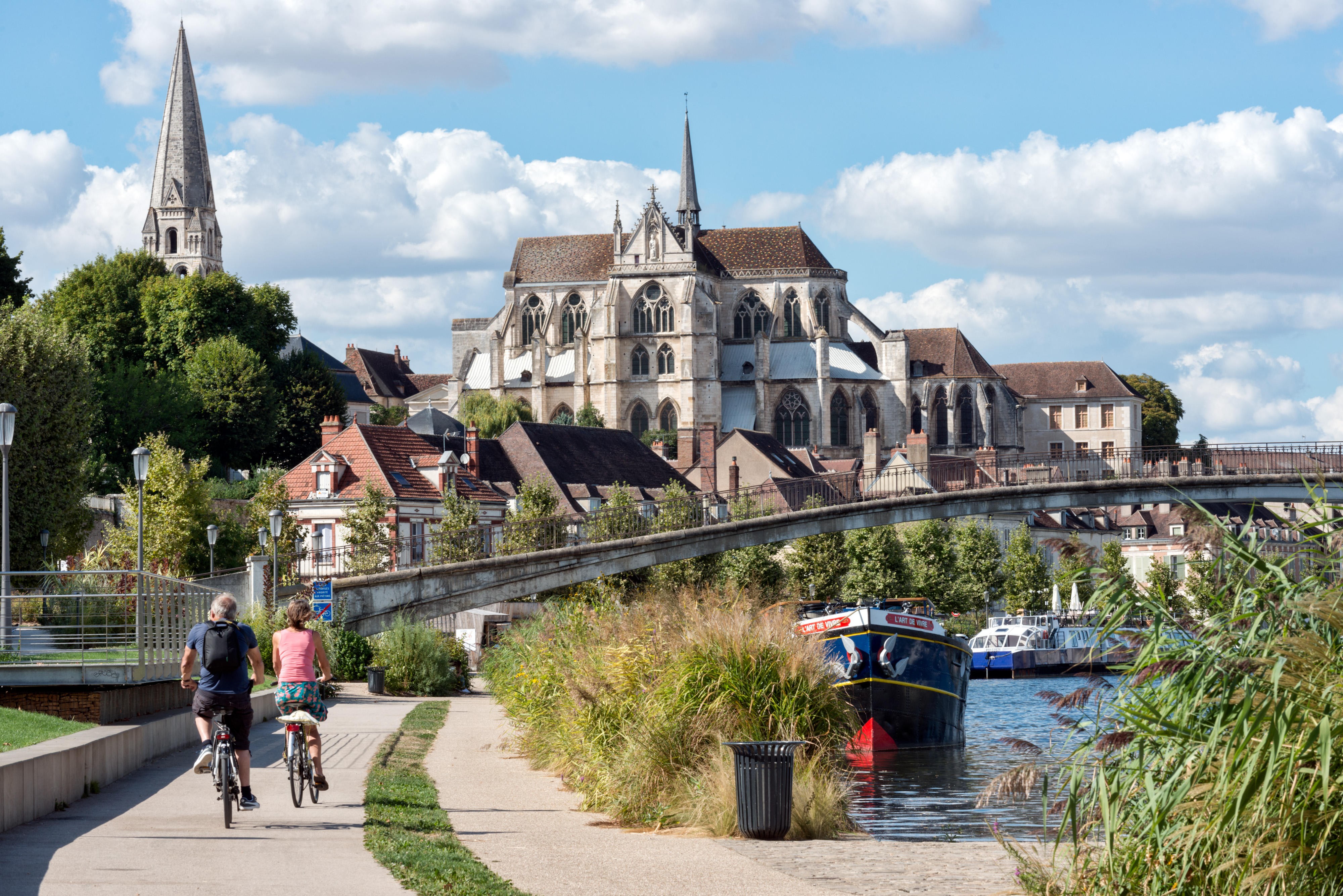 The Abbey of Saint-Germain d’Auxerre in Auxerre, Burgundy. Photo: Alamy