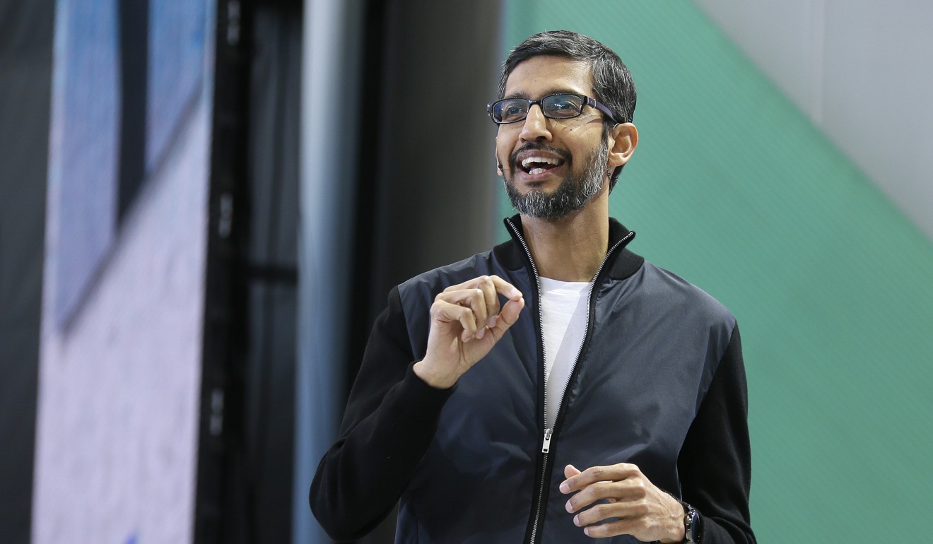 File photo of Google CEO Sundar Pichai. Photo: AP