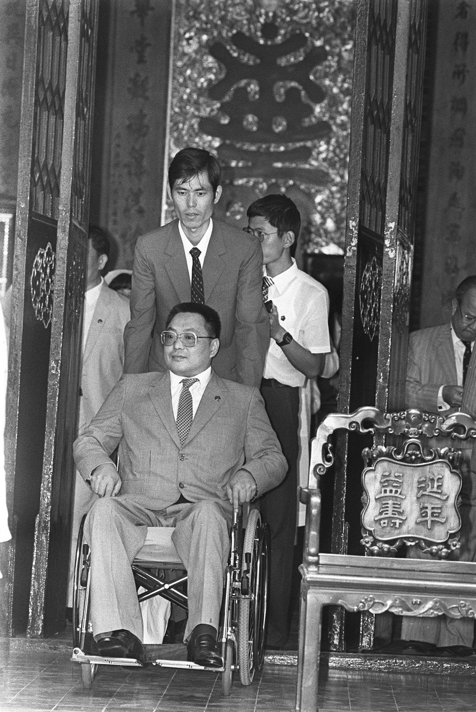 Deng Pufang (pictured in 1984) was severely injured while trying to escape from a mob in 1968, during the Cultural Revolution. Photo: File