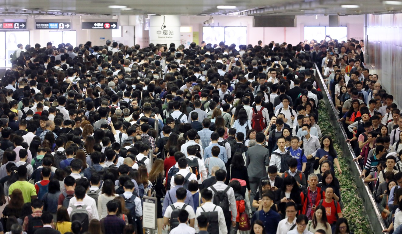 Commuters faced delays of up to six hours Sam Tsang