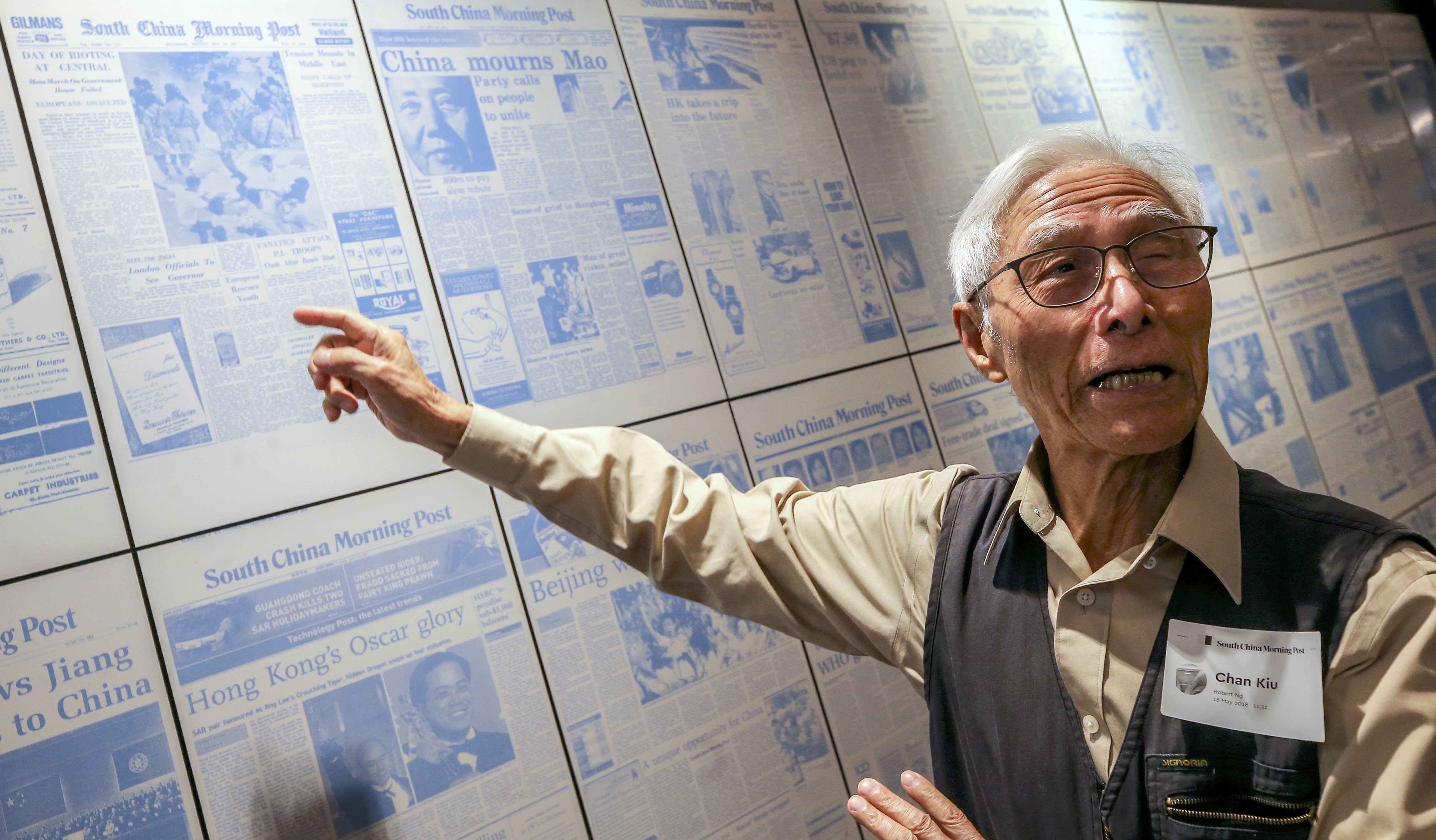 Chan Kiu, former chief photographer of the South China Morning Post. Photo: Dickson Lee
