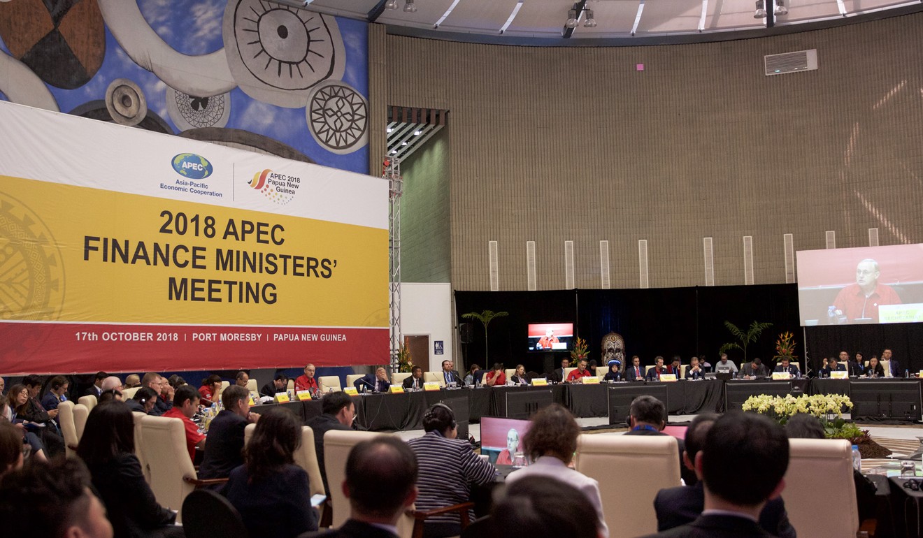 Participants attend the Apec Finance Ministers Meeting in Port Moresby, Papua New Guinea, on October 17. Photo: Xinhua