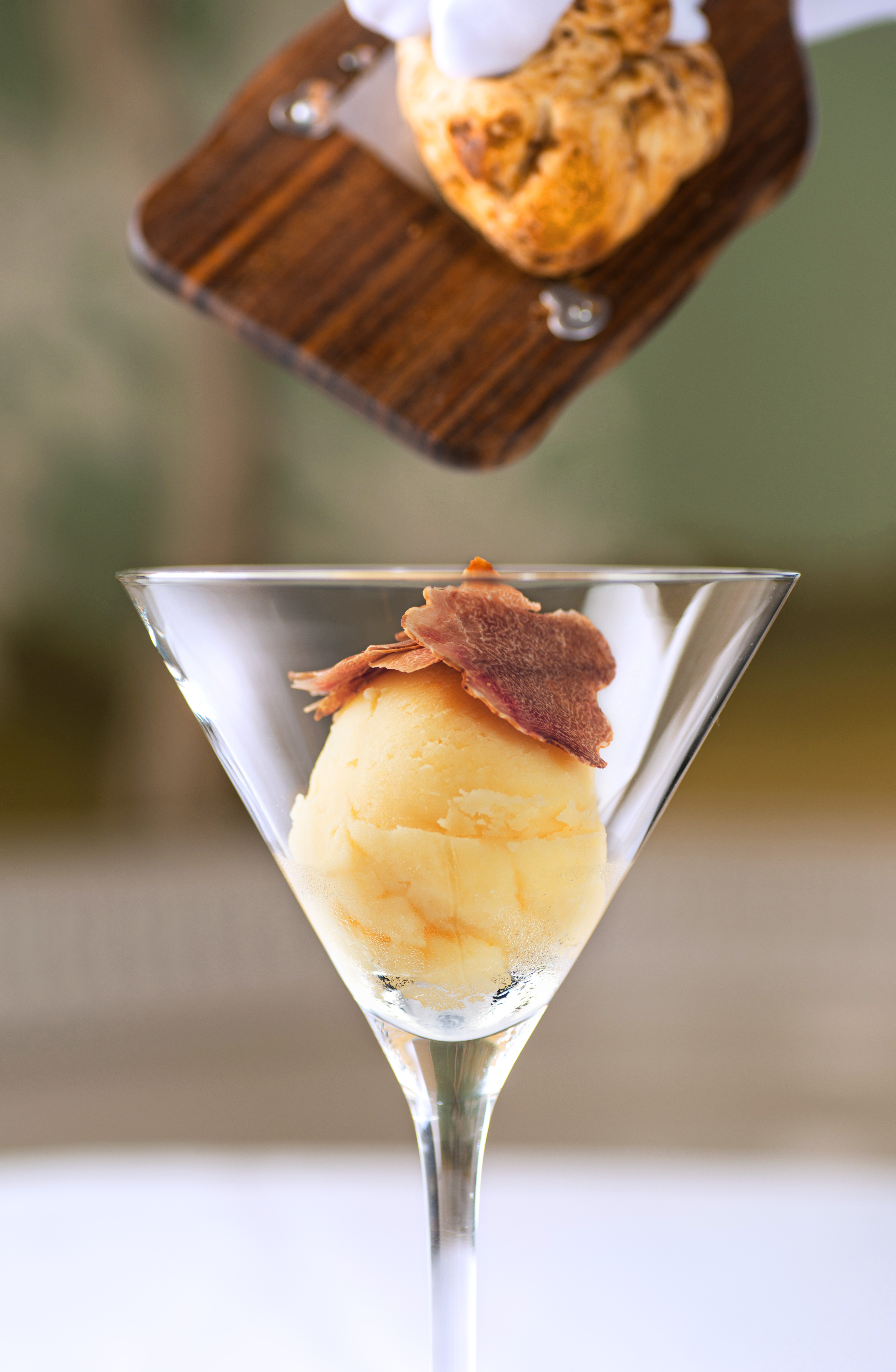 White truffle ice cream is a different way to taste the exotic fungus.