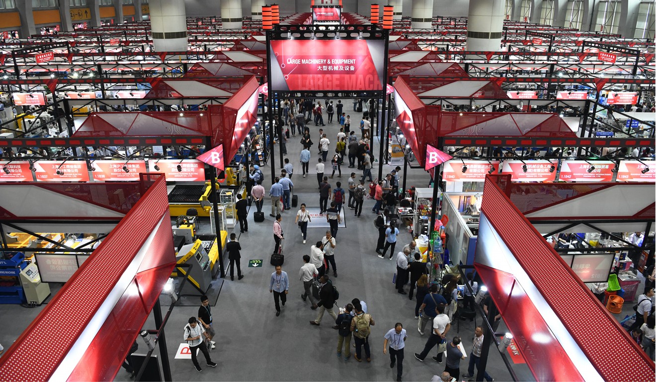 This year’s Canton Fair in Guangzhou brought with it the news of greatly reduced export orders from the US. Photo: Xinhua