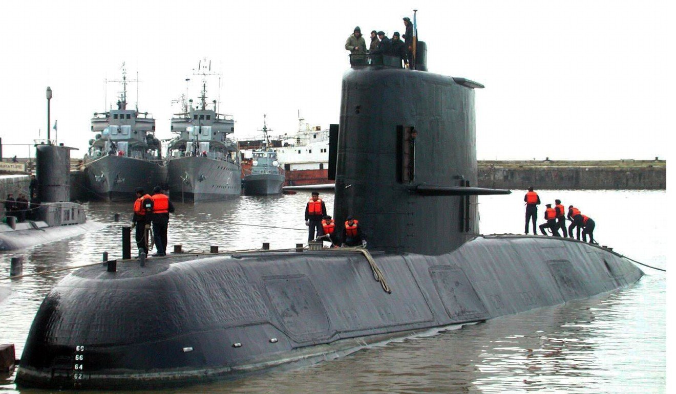 The ARA San Juan submarine. File photo: AFP