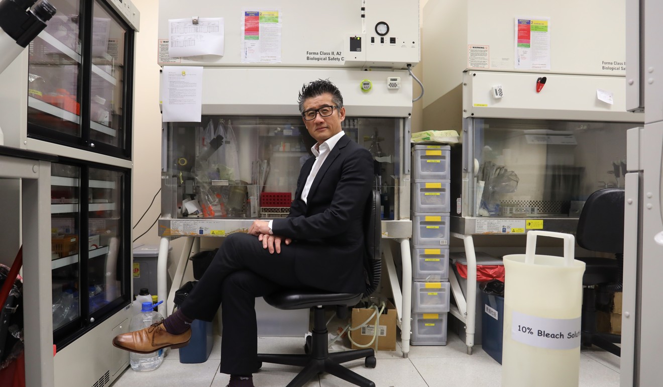 Professor Tony Mok encourages young researchers to rely on their own efforts to source for funding and materials for clinical trials. Photo: Jonathan Wong