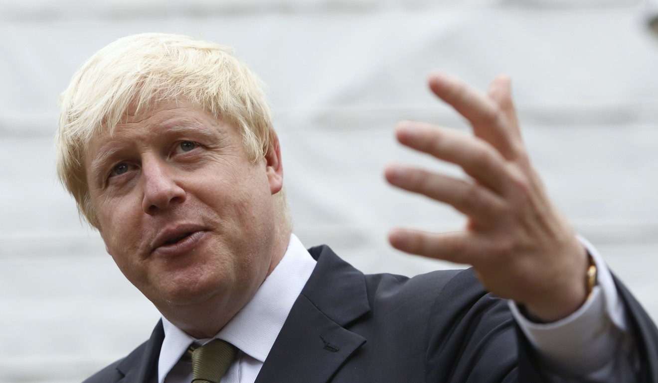 Boris Johnson while London mayor in August, 2014. Photo: Reuters
