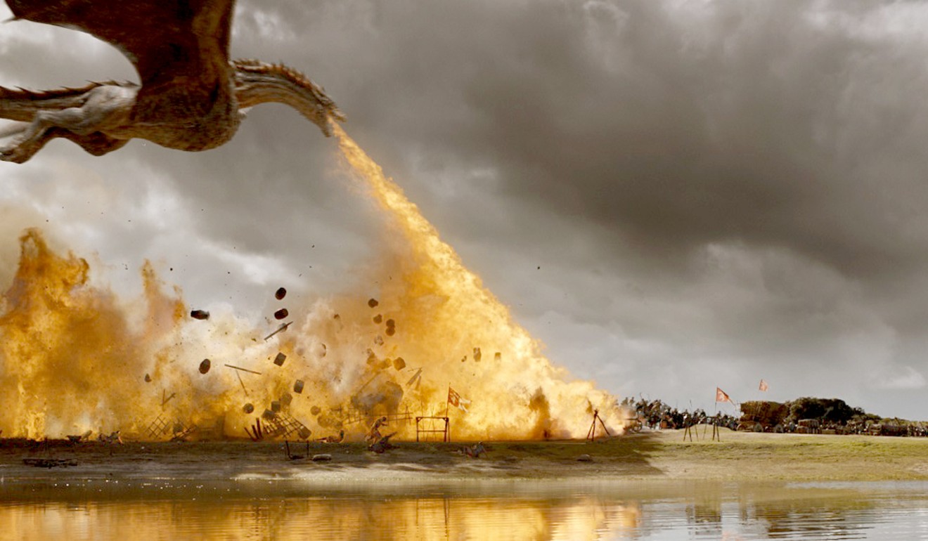 Daenerys Targaryen (Emilia Clarke) and Drogon go on the attack in the seventh season of Game of Thrones. Picture: HBO