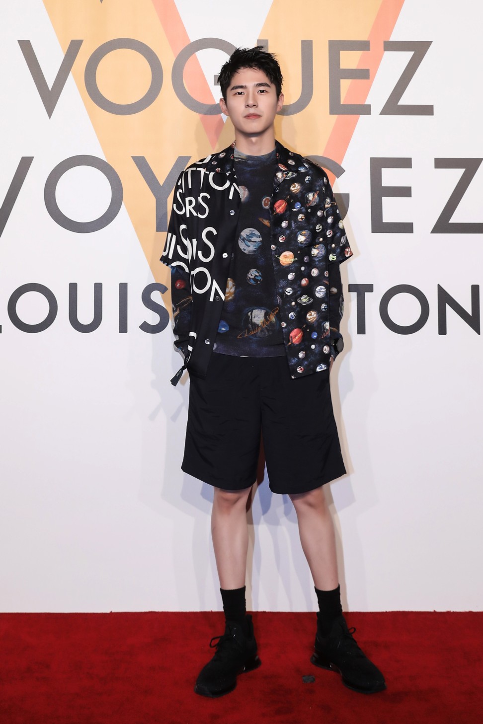 Louis Vuitton 2019 Split Galaxy Shirt