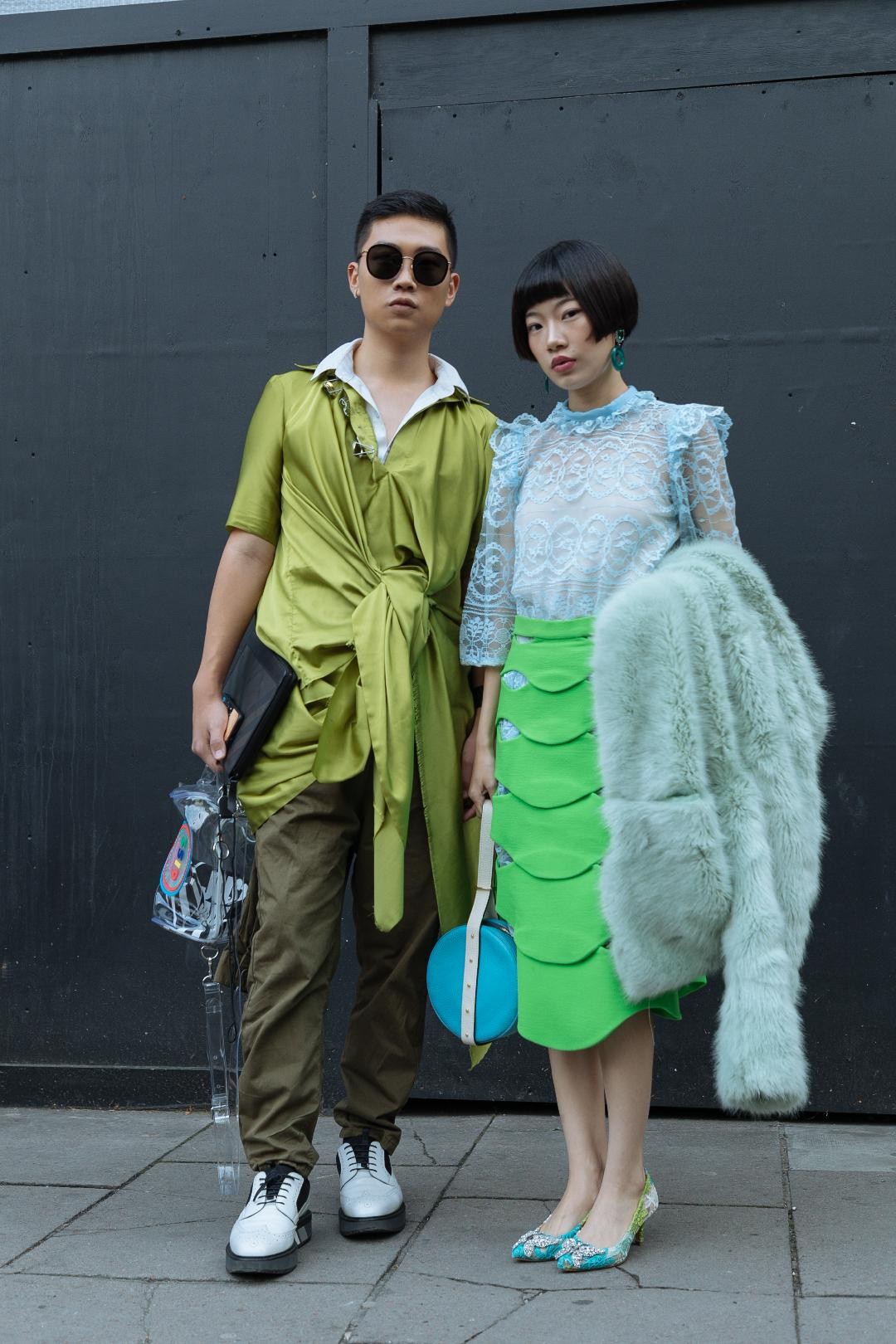 Hong Kong stylist Chan Chi Lung works with fashion influencer Si Lin.