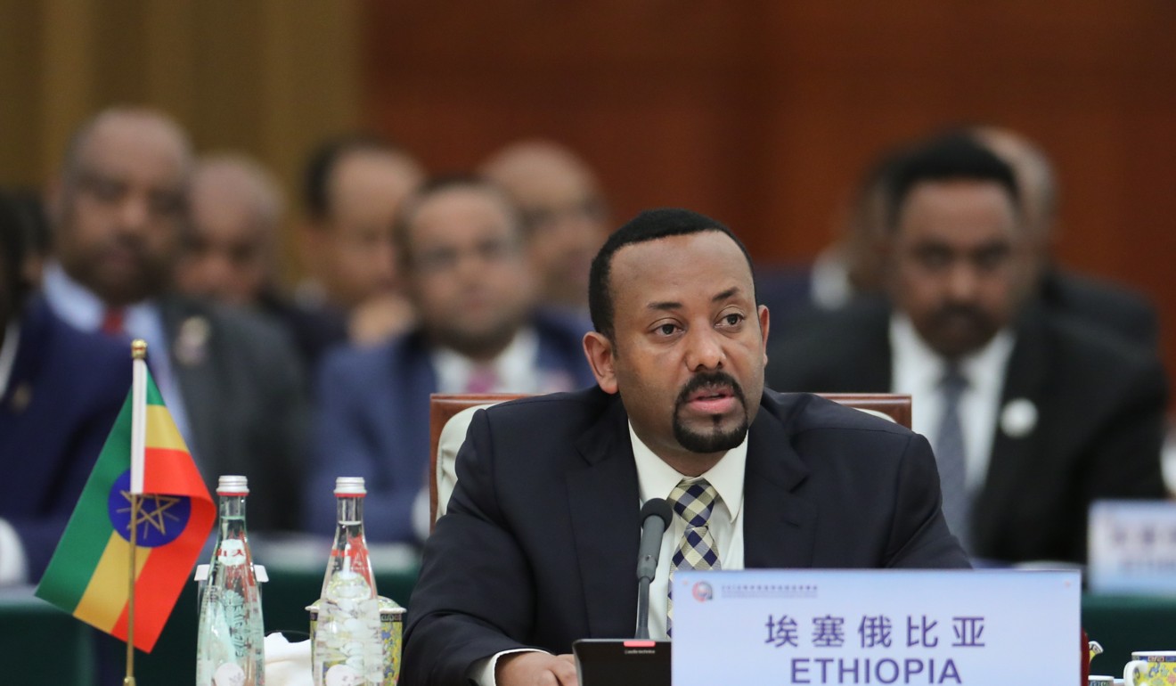 Ethiopian Prime Minister Abiy Ahmed attends the round table meeting of the 2018 Forum on China-Africa Cooperation (FOCAC) at the Great Hall of the People in Beijing on September 4. Photo: Xinhua