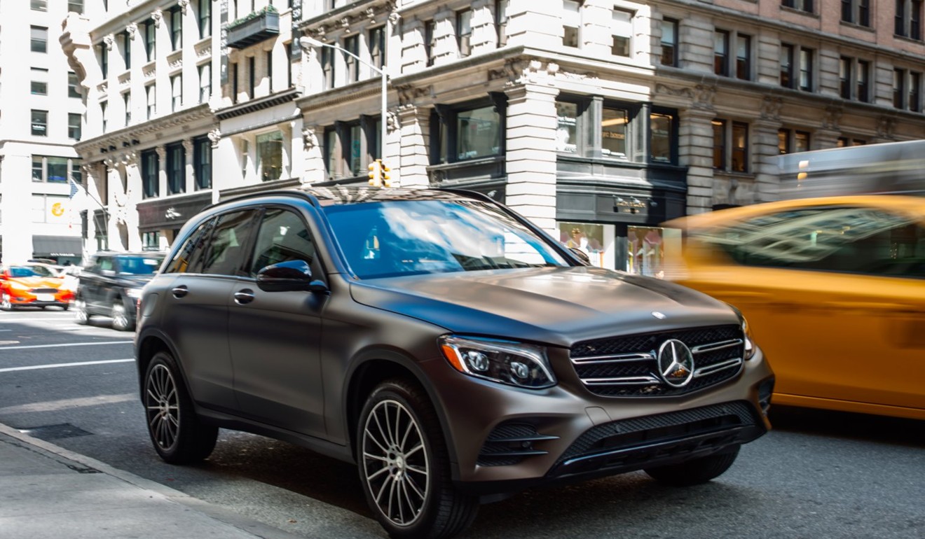 The new GLC Coupe, which is based on Mercedes’ existing GLC compact crossover.