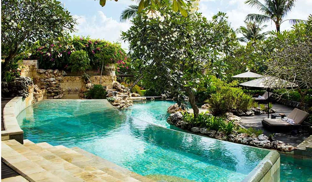 Guests are no longer allowed to use electrical devices around the Ayana Resort and Spa’s River Pool between 9am and 5pm. Picture: Ayana Resort and Spa, Bali