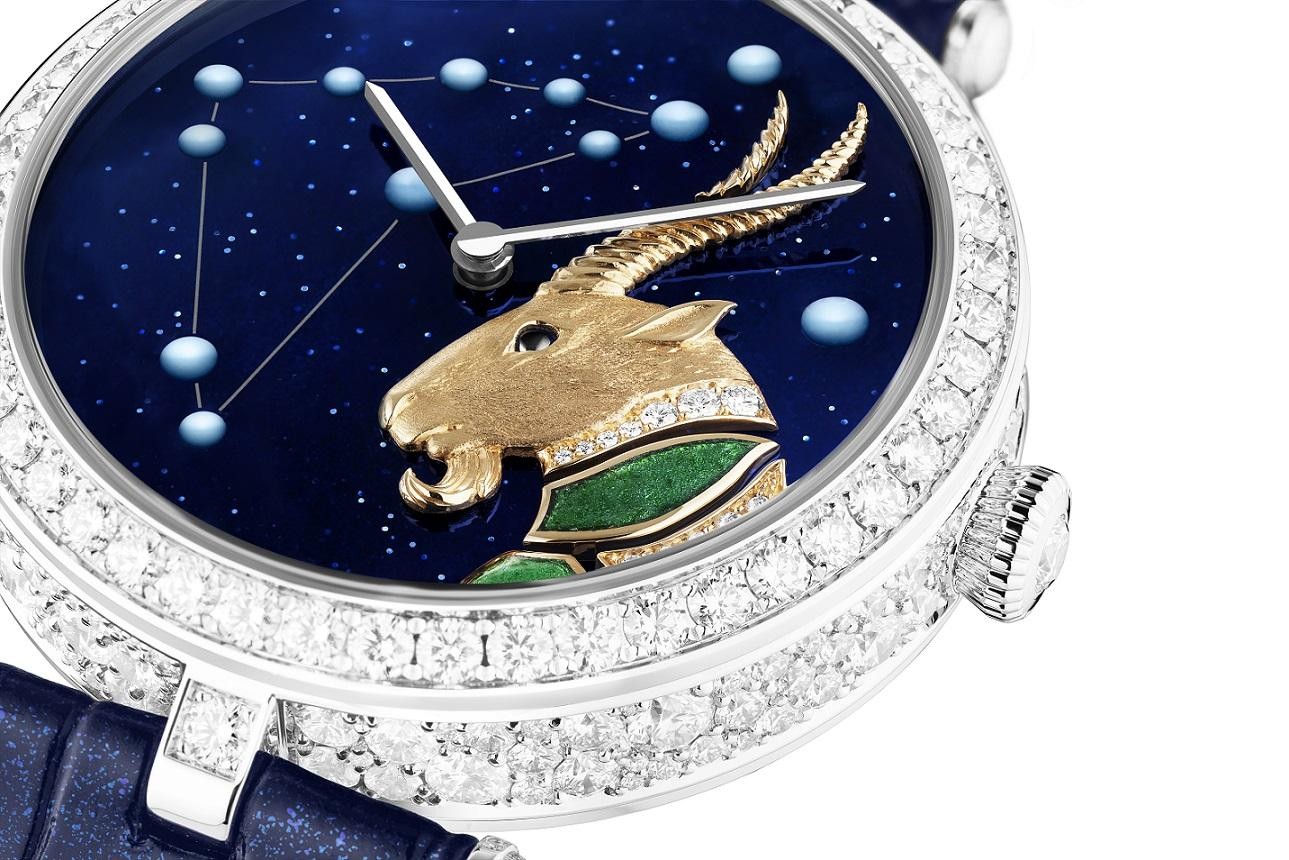 Lady Arpels Zodiac Lumineux Capricorn watch from Van Cleef & Arpels